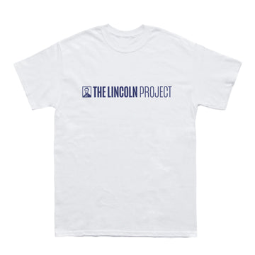 Lincoln Project Logo Tee in White