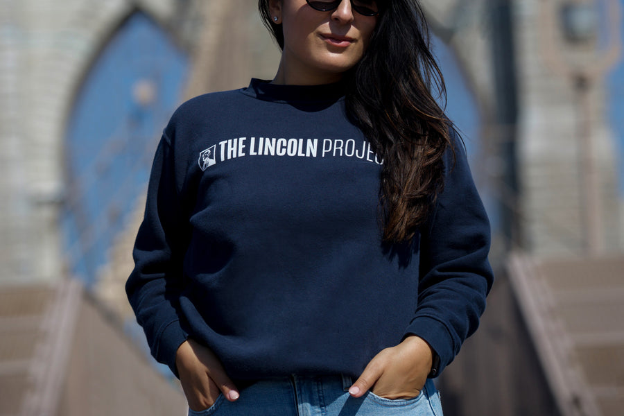 Lincoln Project Logo Crewneck Sweatshirt