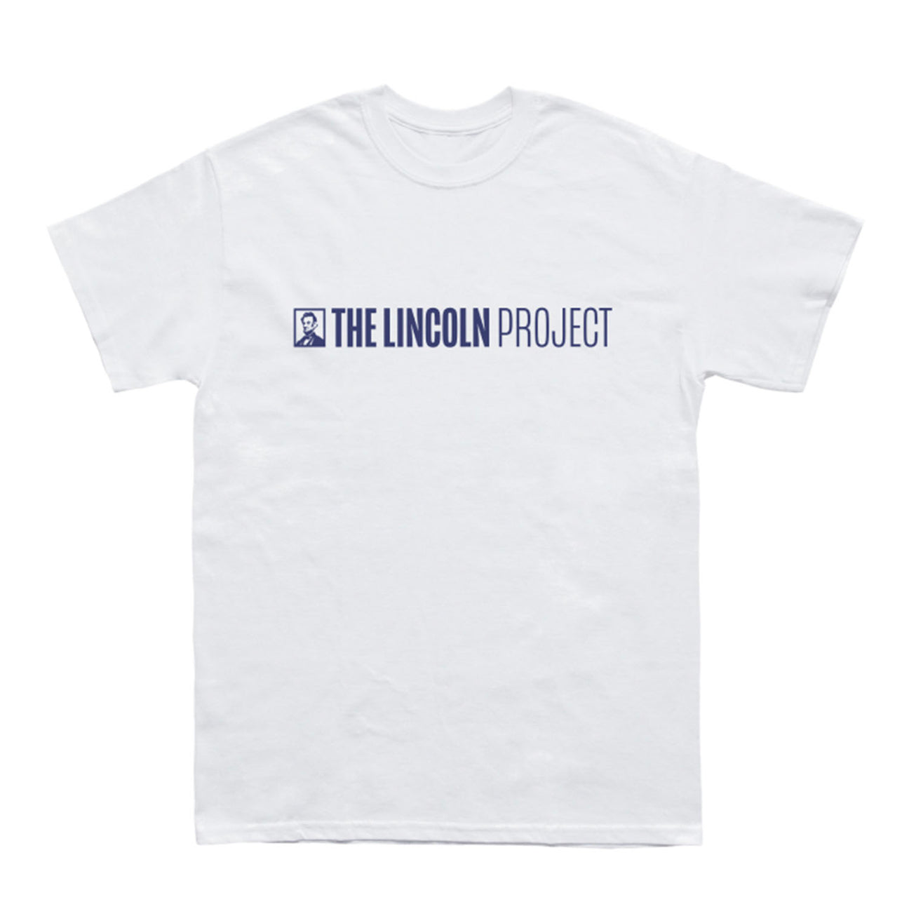 Lincoln Project Logo Tee in White The Lincoln Project